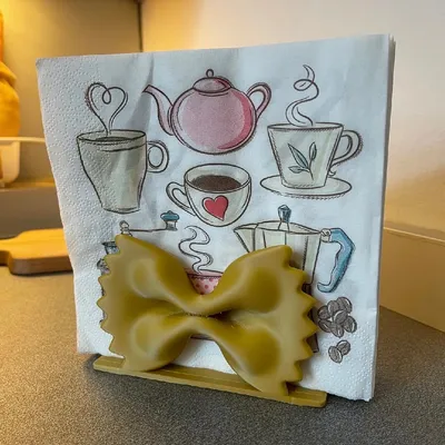 Porte serviette farfalle 